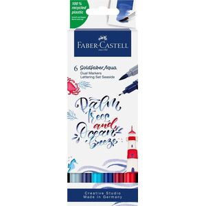 Pisak akwarelowy Goldfaber Aqua 6szt FABER CASTELL