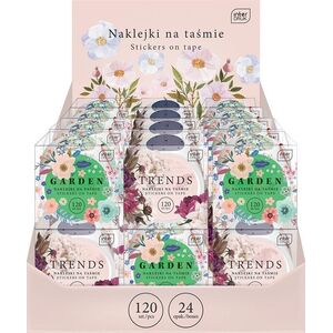 Naklejki na taśmie Flowers EDUKAMP