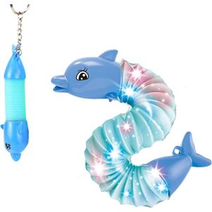 BRELOK ŚWIECĄCY DELFIN POP TUBE 12 SZTUK