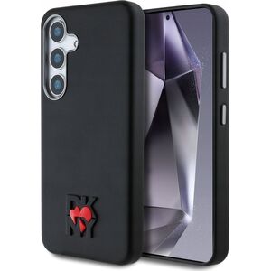 DKNY Leather Heart of NY Case for Samsung Galaxy S25 Black