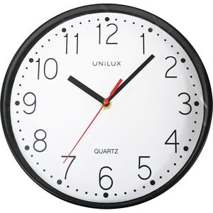 Unilux Zegar Unilux Nessy 25cm czarny -