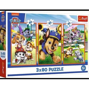PUZZLE 3x80 Psia zgraja /Psi Patrol 34886
