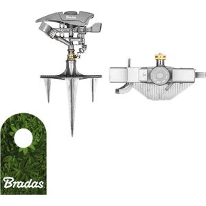 Bradas Zraszacz pulsacyjny TRITON XL na trójzębnym kolcu WHITE LINE 2518