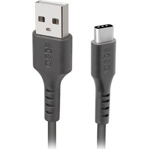 Kabel USB SBS Mobile USB-A - USB-C 1.5 m Czarny (TECABLEMICROC30K)