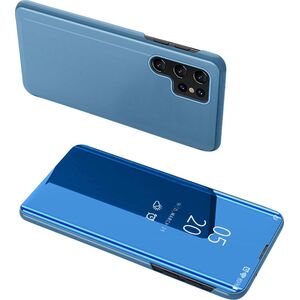 Hurtel Etui Clear View Case do Samsung A05s z klapką - niebieskie