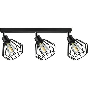 Lampa sufitowa Orno WAYA oprawa ścienno-sufitowa, moc max. 3x60W, E27, czarna, listwa