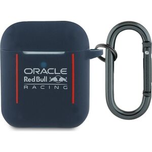 Etui Red Bull Silicone Logo & Lines do    AirPods 1 / 2 granatowy