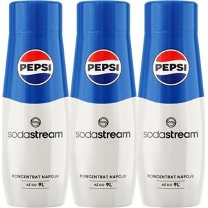 Sodastream 3 x Syrop Pepsi 440 ml