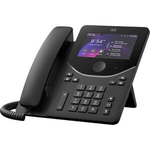 Cisco DESK PHONE 9871 CARBON telefon VoIP Czarny, Węgiel LCD Wi-Fi