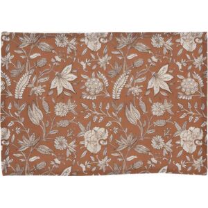 Home Styling Collection Podkładka pod talerz bawełniana w kwiaty, 45 x 30 cm
