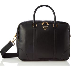 Guess, Scala, Synthetic Leather, Textile Briefcase, HMESCA, Black, 45 x 35 x 5 cm, For Men For Men