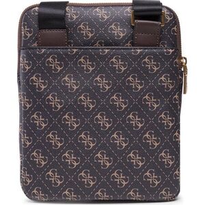 Guess, Vezzola, Textile Crossbody Bag, Dark Brown, 19 x 24 x 2cm, For Men For Men