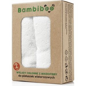 BAMBIBOO-WKŁAD CHŁONNY DO PIELUSZEK       MIKROFIBRA 2SZT