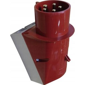 Mennekes 101200041 plug, 2 sockets CEE, 400 V, 50 - 60 Hz, 16 A, 5-pin, IP 44, 10 pack