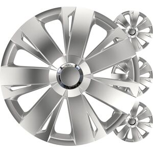 Kołpaki samochodowe 4szt. komplet energy srebrne 14" cali color box