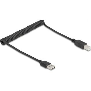 DeLOCK 90130 kabel USB USB 2.0 0,8 m USB A Czarny
