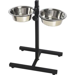 Sourcing DOUBL BOWL MET ADJUST STAND HOPPY 2X4.7L