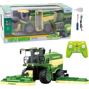 Kombajn Z Kosiarkami Do Trawy Efekt Pary Zdalnie Sterowany RC 2.4G LEAN Toys
