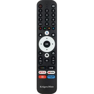 Pilot do TV Kruger&Matz Google TV z przyciskami numerycznymi