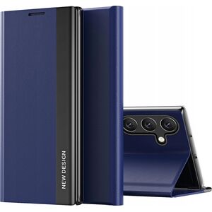 Sleep Case Pro etui do Samsung Galaxy S25 z klapką i podstawką - niebieskie