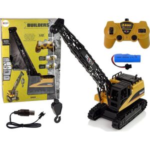 LeanToys Dźwig Żuraw 1:12 Zdalnie Sterowany 2,4 GHz Budowa Światła