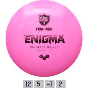 Discmania Discgolf DISCMANIA Distance Driver NEO ENIGMA Evolution 12/5/-1/2 Pink