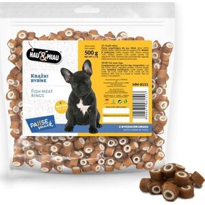 Hau&Miau Pausesnack przysmak dla psa, krążki rybne 500g