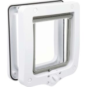 Trixie Drzwiczki dla kota 4-Way, 20 × 22 cm, białe (TX-44211)