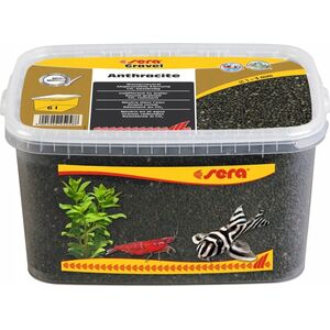 Sera Gravel Anthracite ενυδρείο χαλίκι O 1 - 3 mm 6 l, ανθρακί 8038751 4001942452588