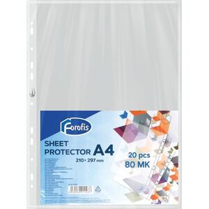 Forofis Koszulki A4 PP FOROFIS 91103 0.080mm 20szt