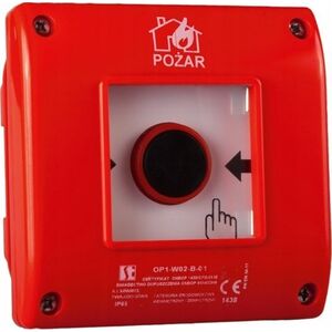 Spamel Κουμπί Spamel OP1-W02-A\\11-230 αυτόματο 1 επαφή κλειστή 1 επαφή ανοιχτή +LED 230vac