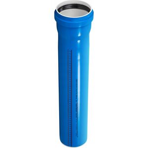 Rura  kanalizacji  UdBEM 50x2.0x315 ULTRA-dB niskoszumowa niebieska