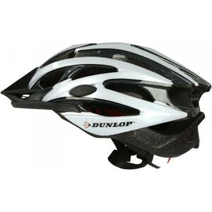 Dunlop Kask rowerowy regulowany biały Led r. M