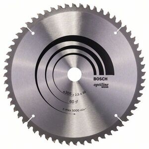Bosch Tarcza pilarska Optiline Wood 305 x 30mm 60z (2608640441)