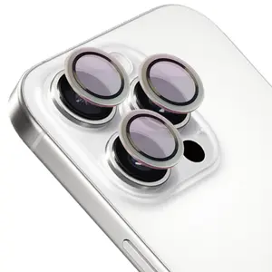 Bizon Glass Snap Lens Apple iPhone 16 Pro / 16 Pro Max silver