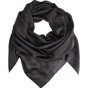Guess, Rossana, Textile Scarf, Coal, 4G Logo, AW8851 POL03, 135 x 135 cm, For Women For Women