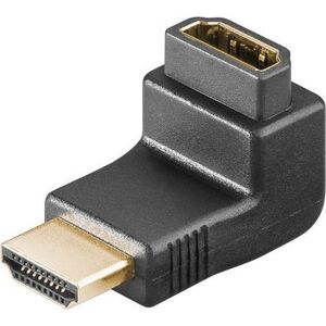 Adapter AV Goobay Adapter HDMI kątowy 90, pozłacany (8K@60HZ)
