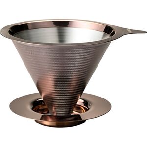 Hario Hario - Double Mesh Metal Dripper - Μεταλλικός σταλάκτης με ροζ χρυσό φίλτρο 13857828 4977642730748