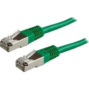 Lynx CS Patch kabel Cat6A, S-FTP - 0,25m, zelený