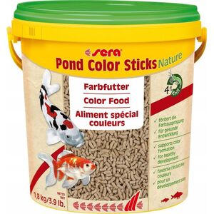 Sera Pond Color Sticks 10 l, κόκκοι - τροφή που βελτιώνει το χρώμα για ψάρια λιμνών 8039710 4001942071598