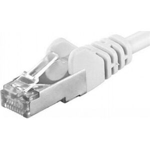 PremiumCord PREMIUMCORD Καλώδιο Patch CAT6a S-FTP, RJ45-RJ45, AWG 26/7 1,5m λευκό