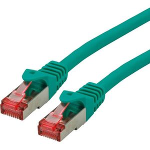 Καλώδιο Patch Roline ROLINE - RJ-45 (Α) σε RJ-45 (Α) - 1 μ - SFTP, PiMF - CAT 6 - χωρίς αλογόνα, διαμορφωμένο, πλεκτό - πράσινο (21.15.2631)