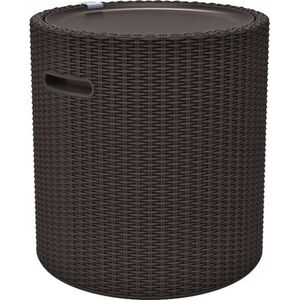 Keter Κήπος τραπέζι Curver Keter Cool Stool καφέ με λειτουργία αποθήκευσης