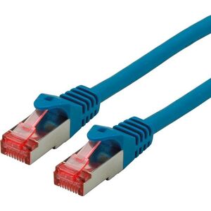 Καλώδιο Patch Roline ROLINE - RJ-45 (Α) σε RJ-45 (Α) - 50 εκ. - SFTP, PiMF - CAT 6 - χωρίς αλογόνα, διαμορφωμένο, πολύκλωνο - μπλε (21.15.2640)