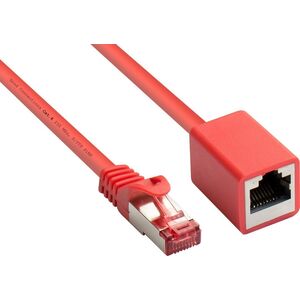 Good Connections RNS Patch cable extension with latch protection, Cat. 6, S/FTP, PiMF, PVC, 250MHz, OFC, CU, red, 2m, Good Connections (8063VR- 020R)
