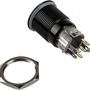 DimasTech DimasTech Vandalismusschalter/-taster 19mm, Blackline Dot - RGB