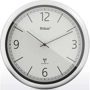 Mebus Mebus 19810 radio wall clock grey/silver