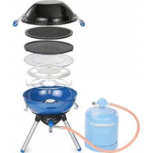 Campingaz Campingaz Party Grill 400 Caravan Connect gas cooker, gas grill (black/blue, 30mbar, with caravan connection, model 2023)