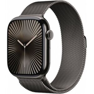 Apple Watch Series 10 OLED 46 mm Cyfrowy 416 x 496 px Ekran dotykowy 4G Szary Wi-Fi GPS