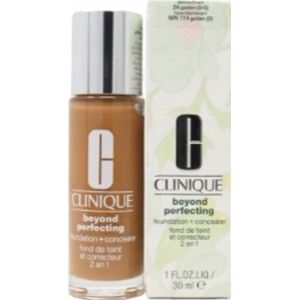 Clinique Clinique, Beyond Perfecting, Χωρίς Paraben, Ματ Φινίρισμα, Υγρό Foundation & Concealer 2-Σε-1, 24, Golden, 30 ml Για Γυναίκες
